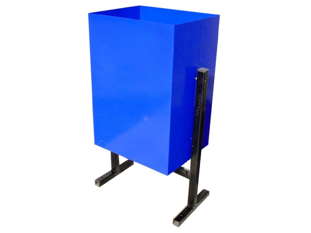 Урна У-1 квадратная синяя металл
