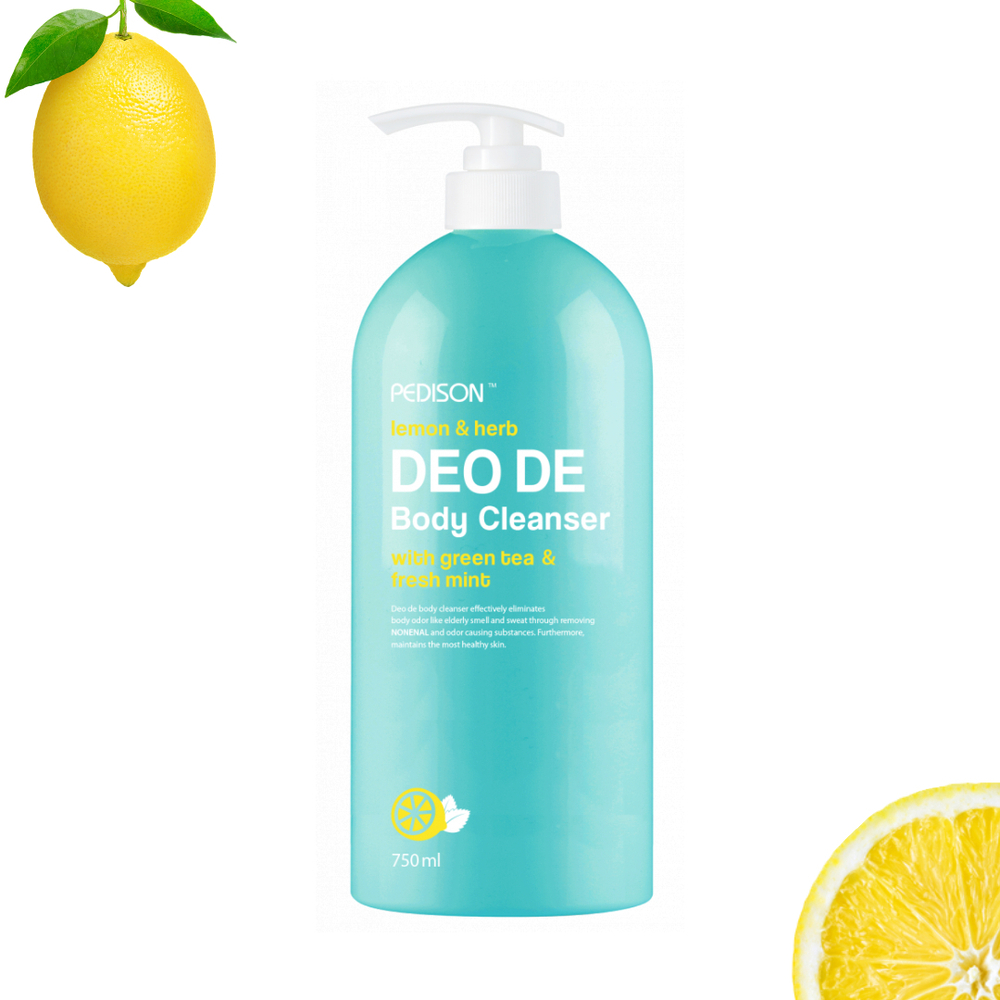 [Pedison] DEO DE Body Cleanser - Гель для душа ЛИМОН/МЯТА, 750 мл