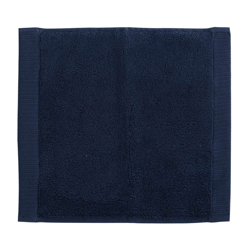 Полотенце для лица темно-синего цвета из коллекции essential, 30х30 см