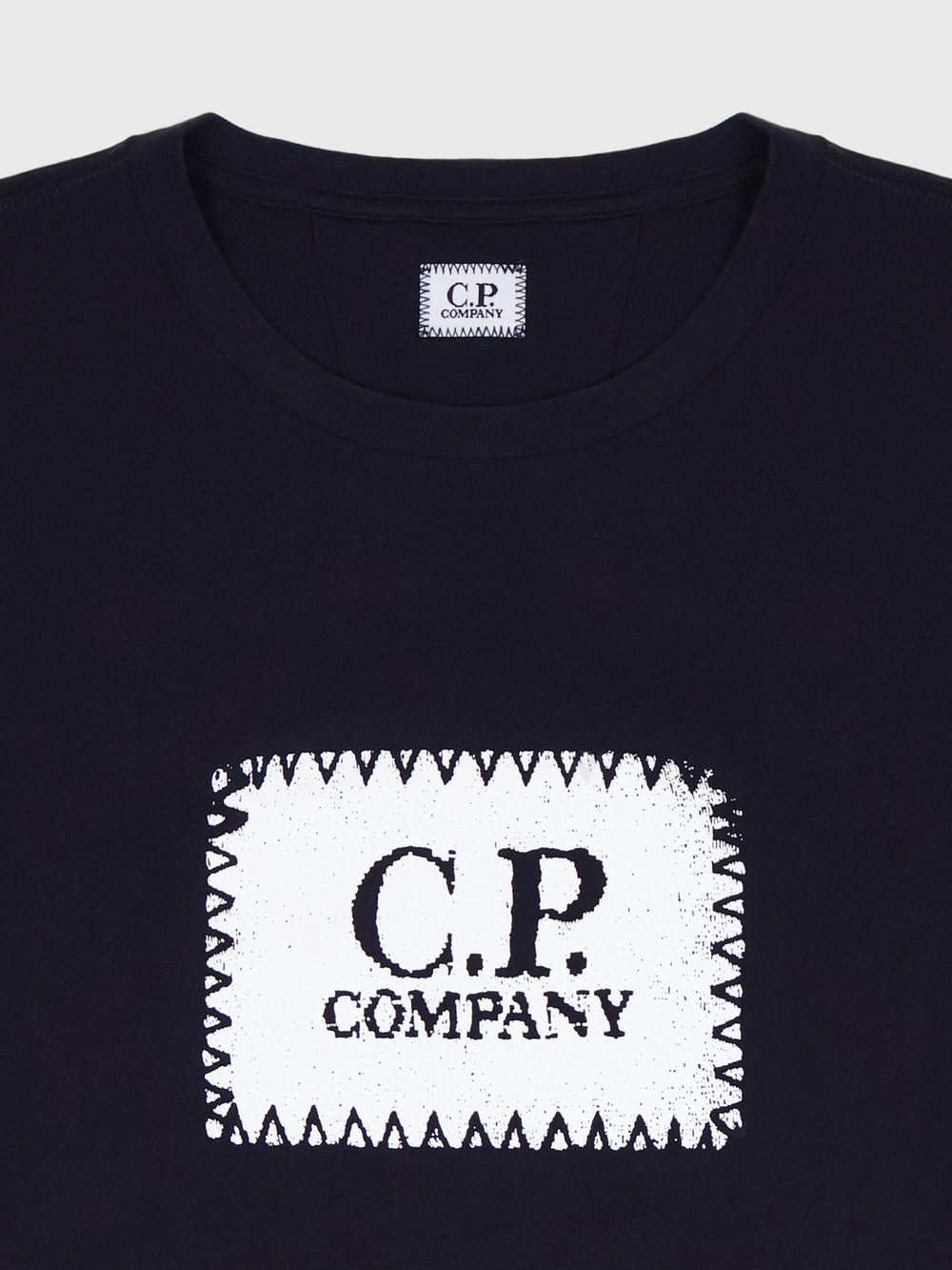 Футболка C.P. Company 30/1 Jersey Label Logo Navy