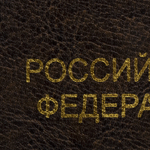 Обложка для паспорта металлический шильд с гербом ПВХ ассорти STAFF (10 штук в упаковке)