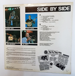 Винтажная виниловая пластинка LP Benko Dixieland Band Featuring Al Grey, Buddy Tate, Joe Newman And Eddy Davis Side By Side (Венгрия 1983)