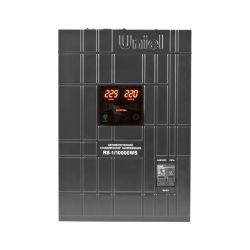 RS-1-10000WS Стабилизатор напряжения Uniel релейный однофазный настенный. с гальванической развязкой. 10000ВА
