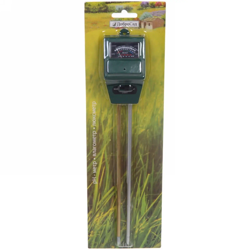 Измеритель влажности и кислотности почвы ДоброСад