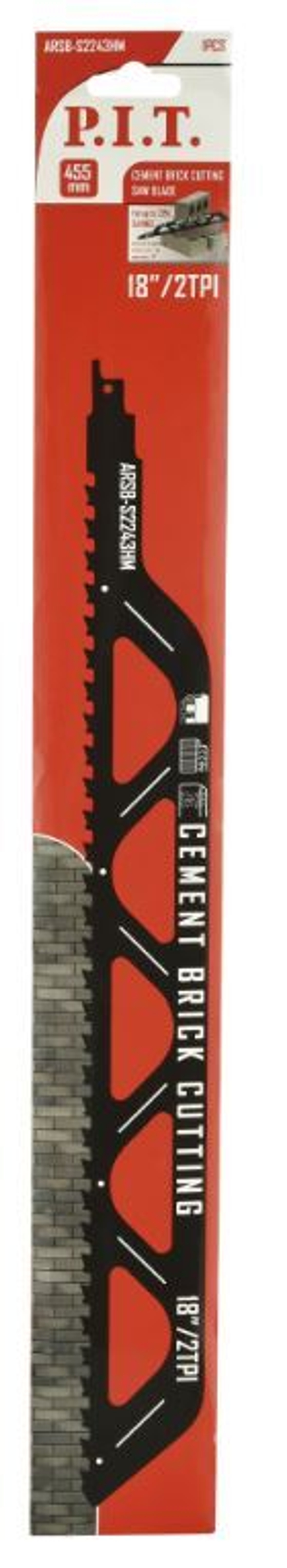 Полотна для сабельной пилы по бетону 1шт S2243HM / 365мм / ARSB-S2243HM