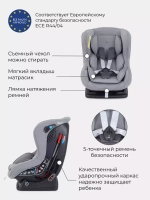 Автокресло Rant Pilot, группа 0-1, 0-18 кг, цвет Grey