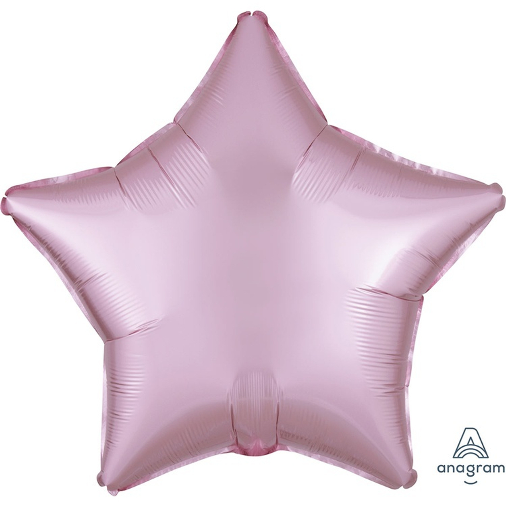 Фольгированная фигура, звезда, 19"/48СМ Сатин Pink