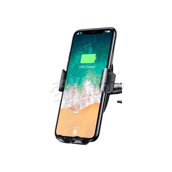 Держатель Baseus WXYL-A01 торпедо шарнир бесп. зарядка QI чёрный