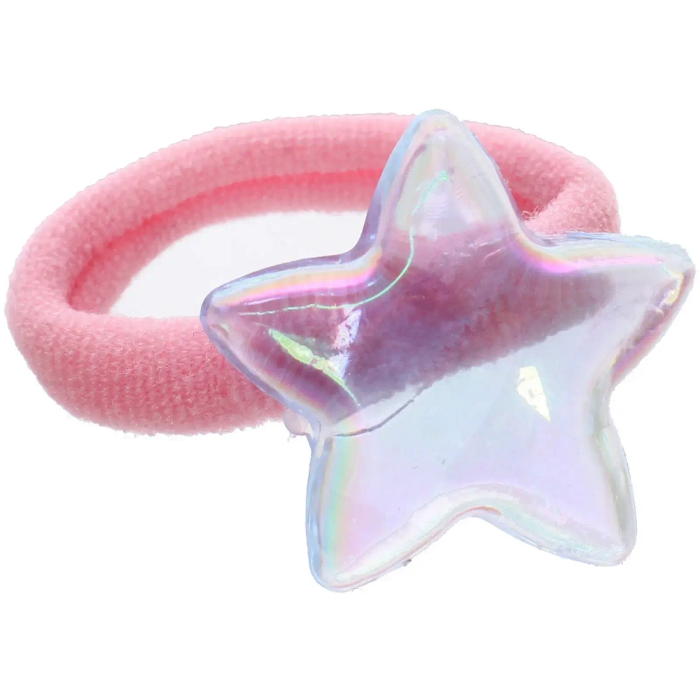 Резинки для волос детские 6шт «БАМБИ БУМ», Звёздочки, микс 6 цветов, d-2.см/12*7.5см