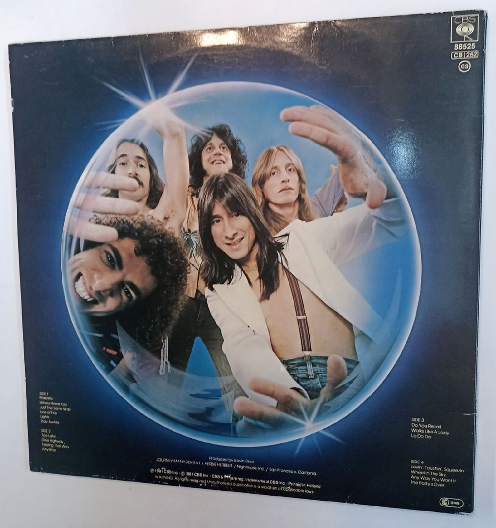Винтажная виниловая пластинка Journey Captured (Europe 1981)