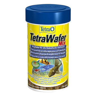 Tetra WaferMix - корм для всех донных рыб с креветкой (пластинки)