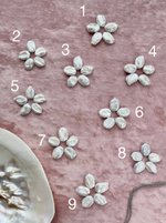 Набор для создания подвески "Цветок" (жемчуг овальный барочный 13-18мм)