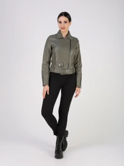 Кожаная куртка демисезонная косуха