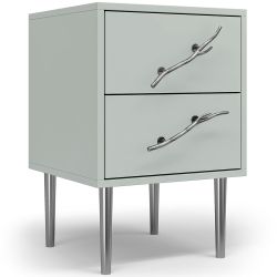 Тумба Арт Колор matte Стайл Сильвер Серый дым матовый