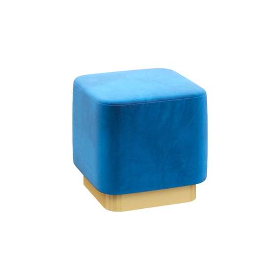 Вермонт Пуфик PV-2 Velutto 54/Золото 450*450*425