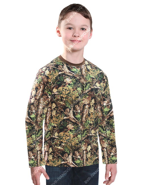 Толстовка детская (футер 2-х нитка с начёсом, Pixel Extra Brown)