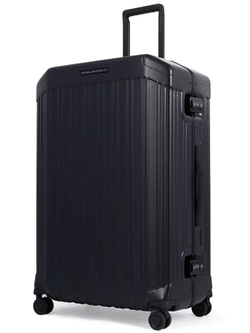 Чемодан Piquadro PQ-LM (BV4428PQLM/NO) 51x75x28см 82л. поликарбонат/натур.кожа черный матов.