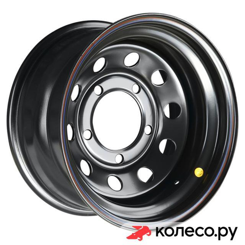 Диск усиленный Ленд Ровер стальной черный 8x16/5*165.1 D125 ET-24 Черный
