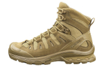 Salomon Quest 4d Forces 2 high-top wear-resistant outdoor functional shoes for men and women desert yellow