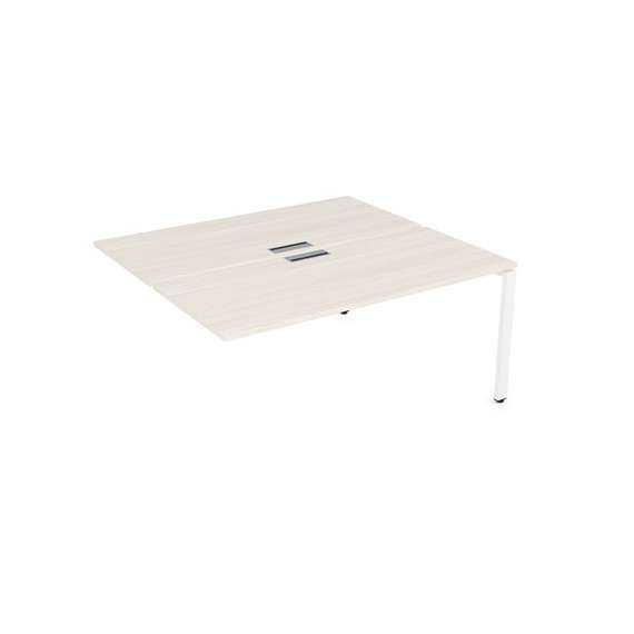 СБДК-П.978 Стол системы БЕНЧ сдвоенный на 2 рабочих места, конечный (1200*1435*750)