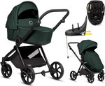 Детская коляска Tutis Mio 3 Plus Essential New 4 в 1 с автокреслом Beno Black и базой 1622240 Pacific Green