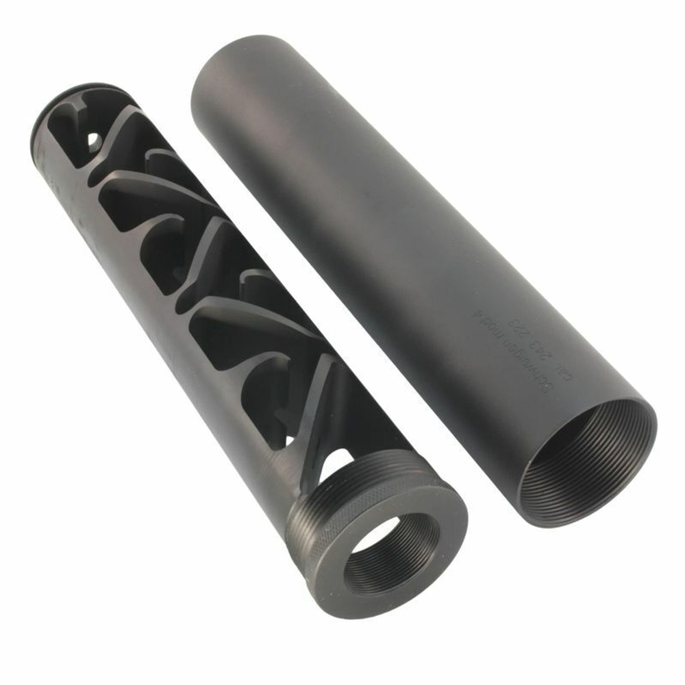 Разборный саундмодератор Schweigen mod.4 для 5,45 и .223, RAW