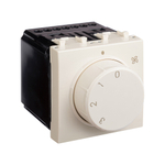 Механизм управления вентиляторами модульный, "Avanti", "Ванильная дымка", 2 модуля