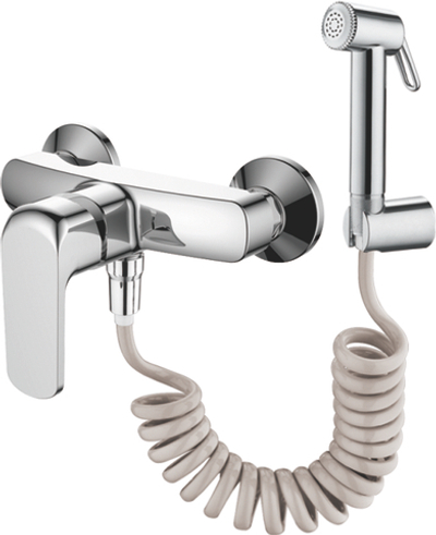 смеситель душ LEDEME настенный с гигиеническим душем L5244
