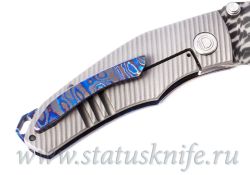 Нож Осаренко Дмитрий 10.20 Vegas Forge Damascus Zirconium Titanium Timascusфотография - 5