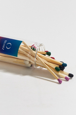 Спички в стеклянной колбе разноцветные