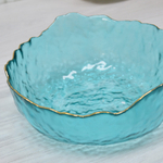 Миска 17,7см, зеленая с золотой каймой, NNSW10