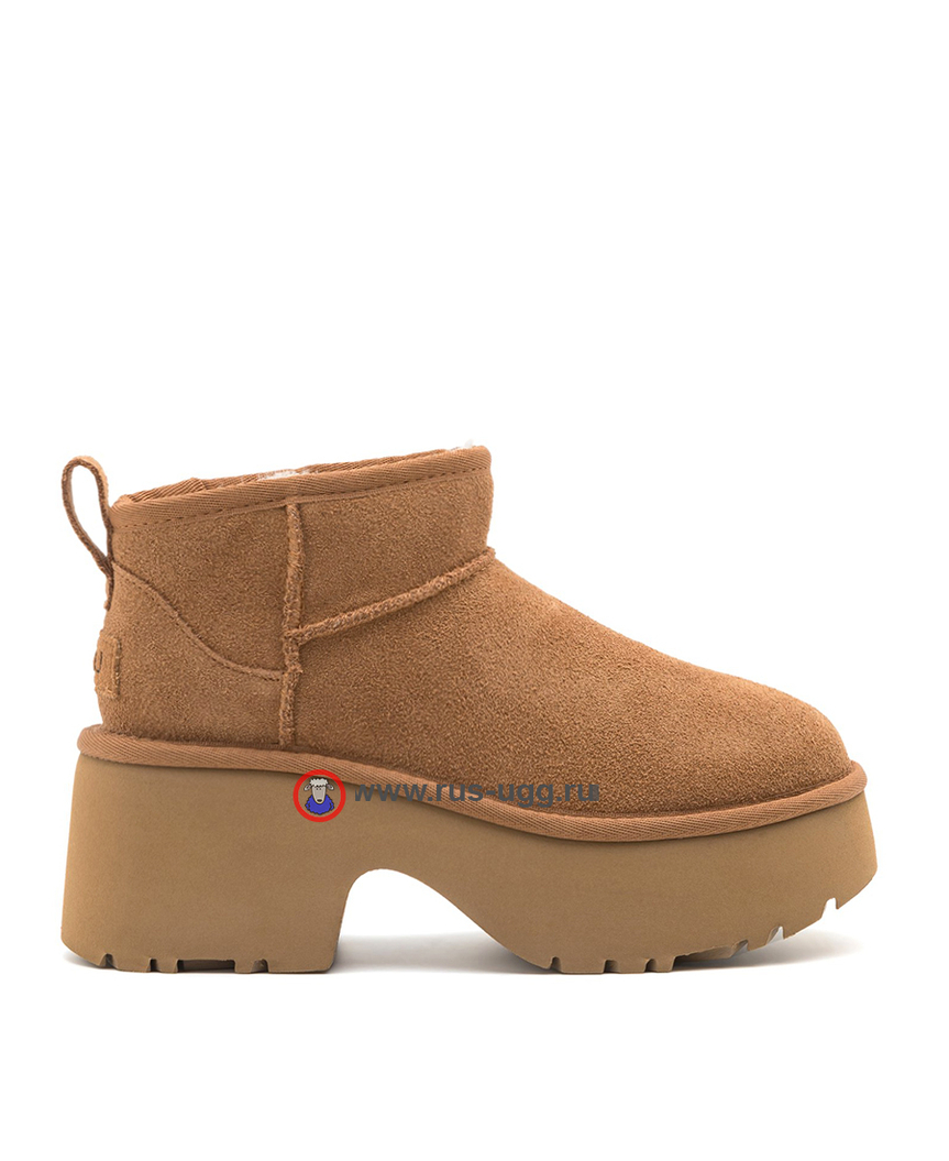 ULTRA MINI HEIGHTS Ankle Boots - Chestnut