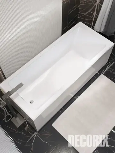 Эмаль для ванны белая аэрозоль DECORIX - краска для плитки, ванны, керамики в аэрозольном баллончике 520 мл - комплект 2 шт