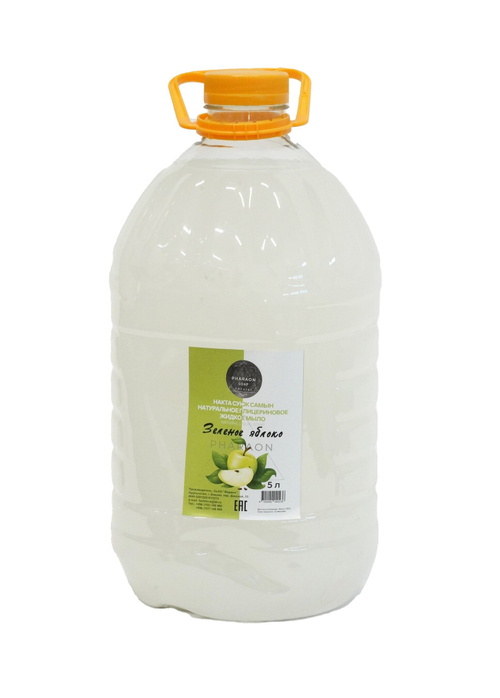 НАТУРАЛЬНОЕ ЖИДКОЕ МЫЛО PHARAOH ЗЕЛЕННОЕ  ЯБЛОКО 5Л