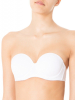 Бюстгальтер без бретелей с формованной чашкой (Размер: 4B) (Цвет: телесный)