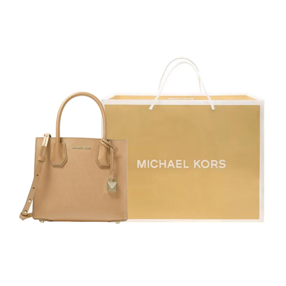 Сумка MICHAEL KORS MK Mercer Logo, 30T0LM9M2L-CAMEL