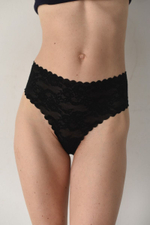 Трусики-стринги Bellie с высокой линией талии (Размер: S) (Цвет: красный)