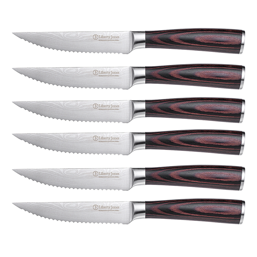 Набор ножей для стейка butcher, 11,5 см, 6 шт.