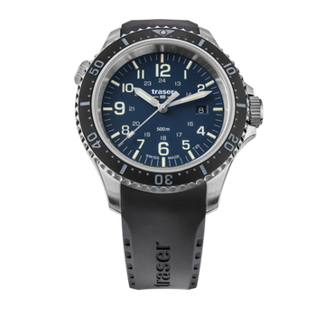 Швейцарские тактические часы Traser P67 Diver Blue 109374