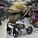 Коляска-трансформер 3в1 Luxmom 558 с автолюлькой, песочный цвет