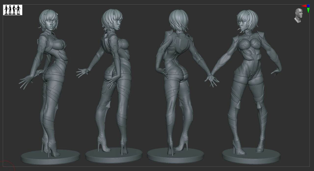 Рей Аянами Евангелион Фигурка Rei Ayanami Evangelion