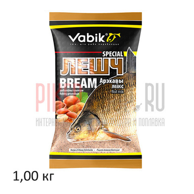 Прикормка Vabik Special Bream Nut mix  (Лещ Ореховый Микс), 1 кг