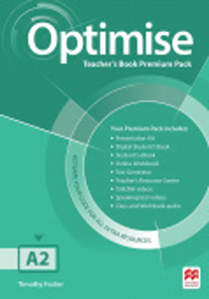 Optimise Updated A2 Teacher&#39;s Book Premium Pack