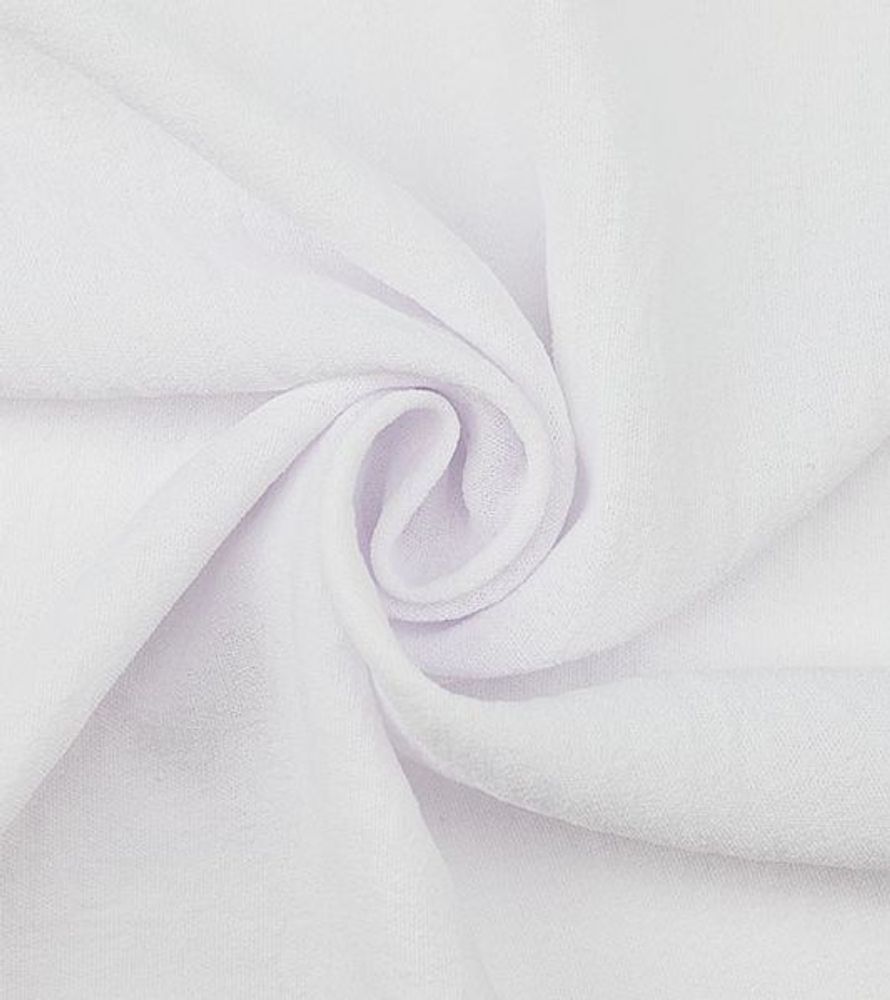 Креп креш, 260 гр/м.п, ш. 150 см, белый