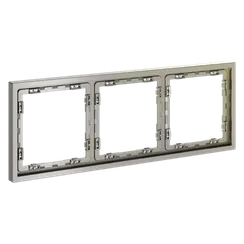 Рамка пластиковая VOLTUM S70 на 3 поста, (шелк) vls100304