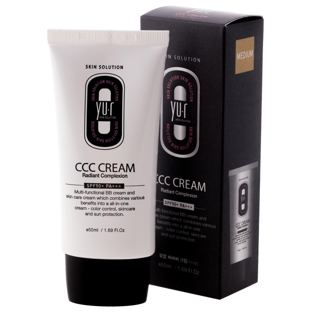 YU.R Корректирующий крем для лица - ССС Cream Medium (Средний беж), 50 мл, SPF50+