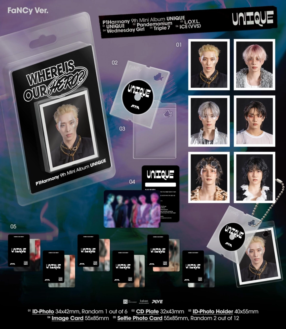 Альбом P1Harmony - UNIQUE [FaNCy Ver.]