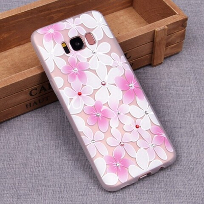 Матовый чехол со стразами для Samsung Galaxy S8, 009751