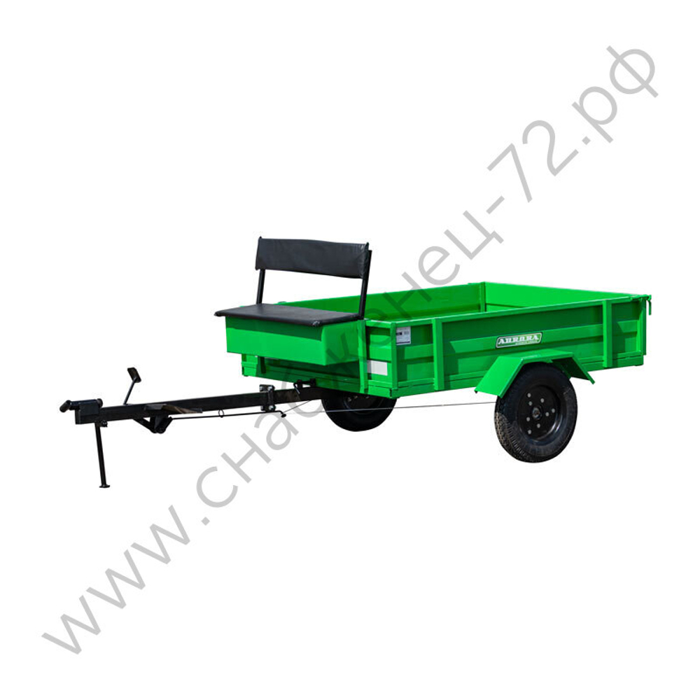 Телега прицепная мотоблочная средняя, Aurora ТПМ2-221, откидной, 500 кг