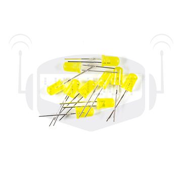 5 мм светодиоды Желтые (10 шт)